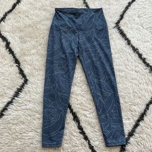 Prana High-Rise Leggings Size S- Grey Blue